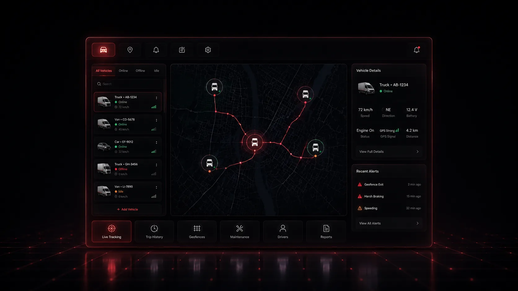 Custom application interface preview displayed in the laptop screen